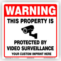 Warning video surveillance