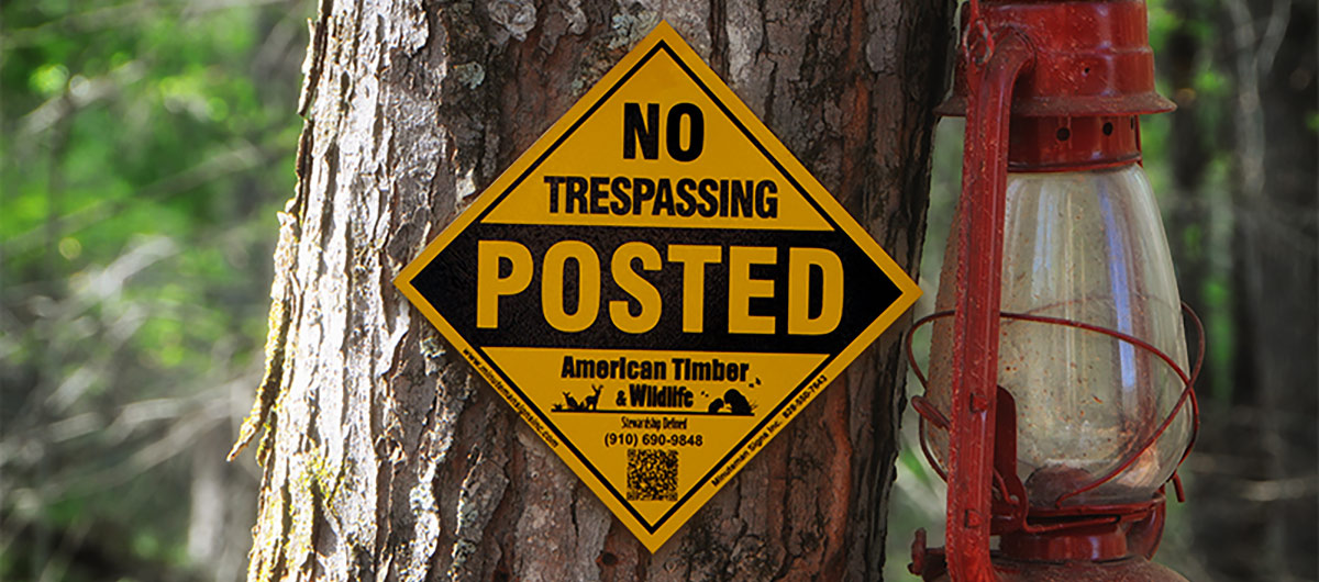 No Trespassing Signs Made in the USA
