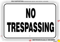 No Trespassing